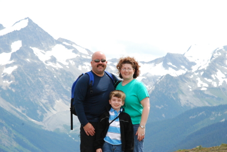 Family photo at Whistler BC