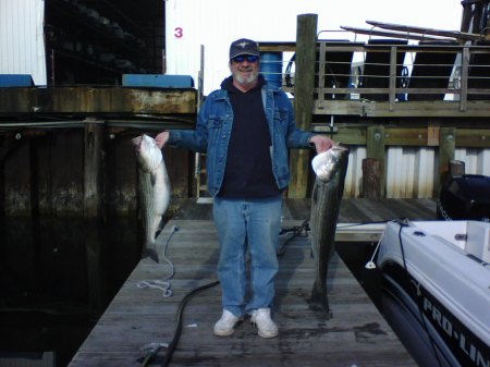 Striper fishing on the Chesapeake Bay