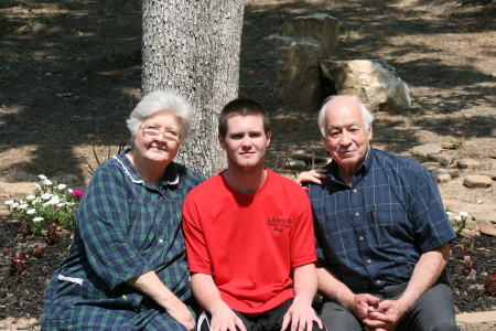 My parents with my son Mike - 2008