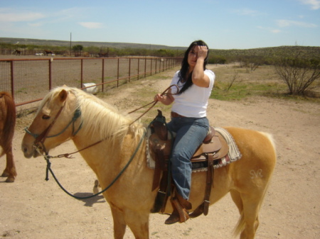 Ruth Hourseback Riding in West Texas