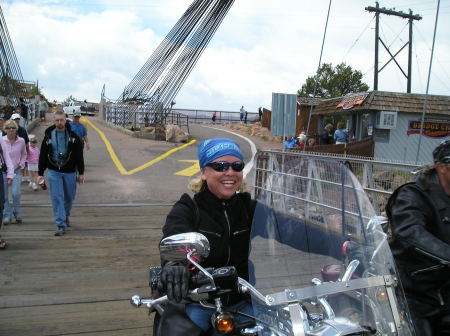 Riding the Royal Gorge bridge May 2005