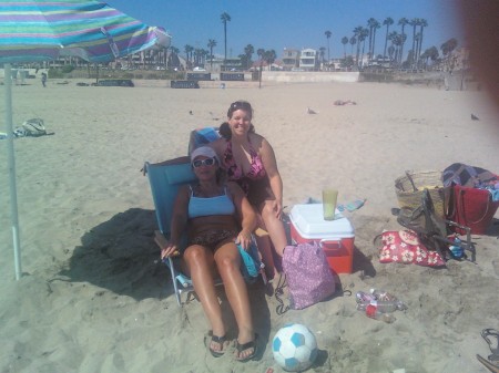 A day at the beach with sis