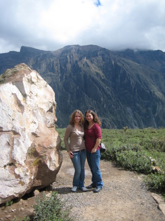 Leann & Tamra in Colca Canyon Peru