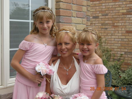 my girls and I at my Wedding June 08