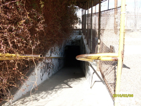 South entrance to the underpass