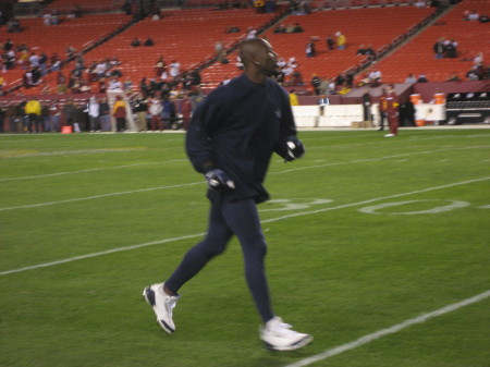 Terrell Owens at FedEx Field in Washington