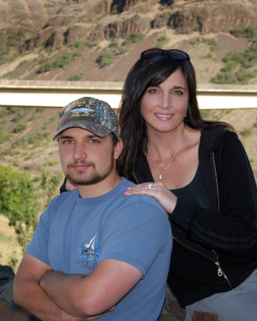 tyler & mom in hells canyon