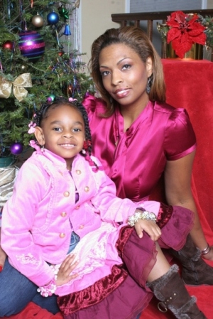 My daughter and granddaughter, DeLois and Mya