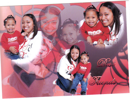 Daughter & grandbaby (Angel & Lyric)