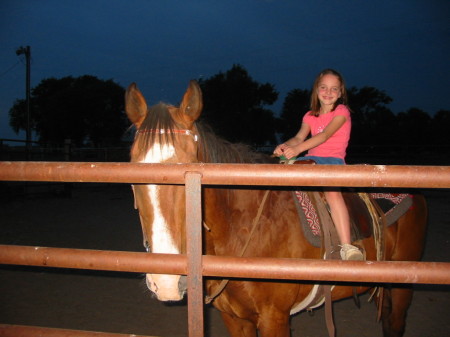 Danielle on a Horse Nebraska 2005