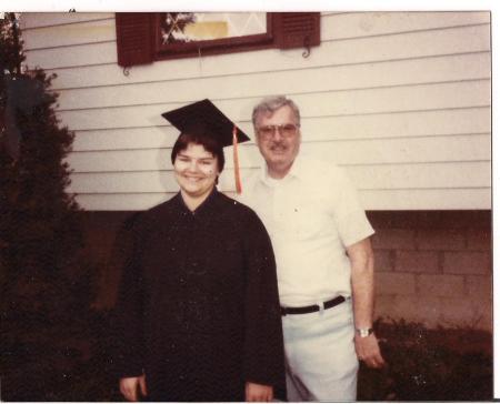 MCCC graduation with Dad 1985