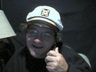 santo w sailor hat