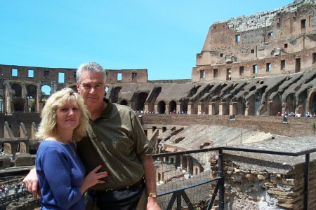 Rome, at the colosseum