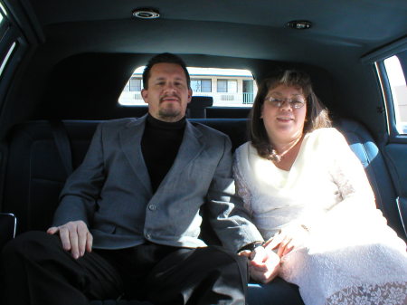 limo ride to wedding