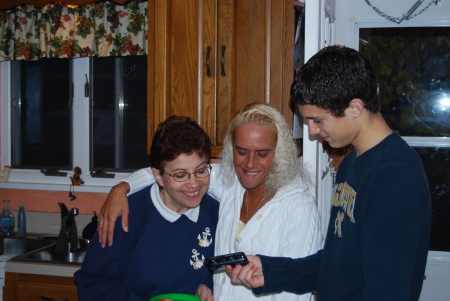 My mom, me, and my cousin kevin