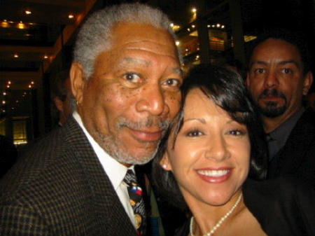 On the Red Carpet with Morgan Freeman