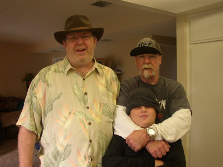 Christmas 2008 with Mark & Koby
