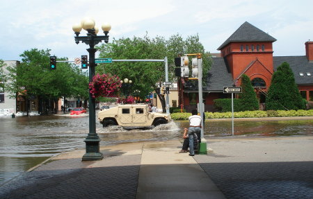 A few shots from last years flooding... 2008