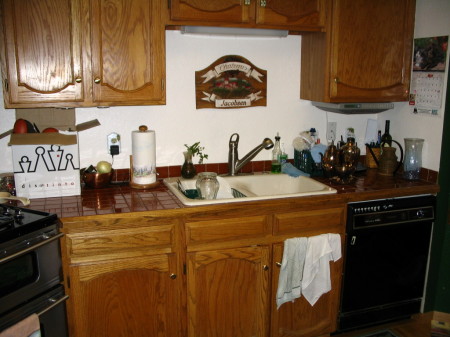Kitchen before remodel