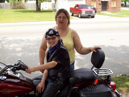 Brenda and Cody with the new Harley