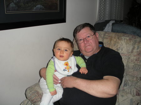 My youngest grandson & me