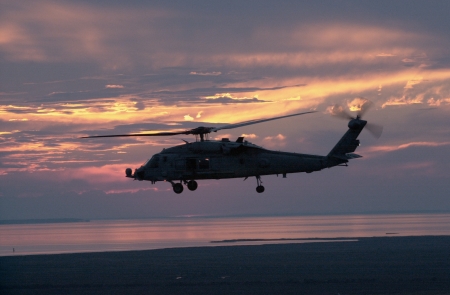 HCS-4 Sunset Flight