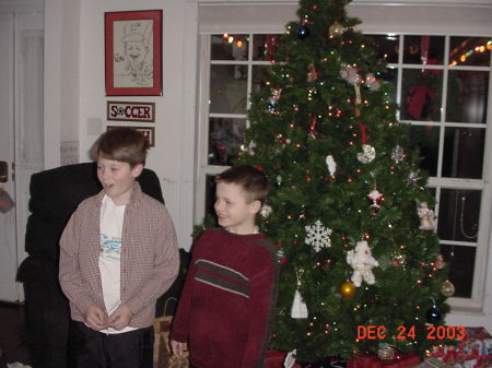 my oldest grandsons tyler and corey