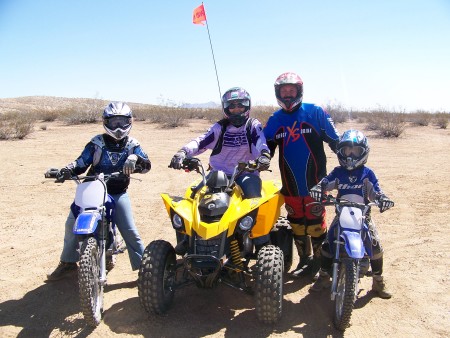 We love to ride and camp in the desert!