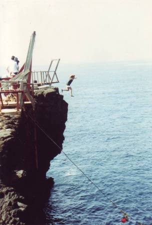 Cliff Jumping in Hawaii