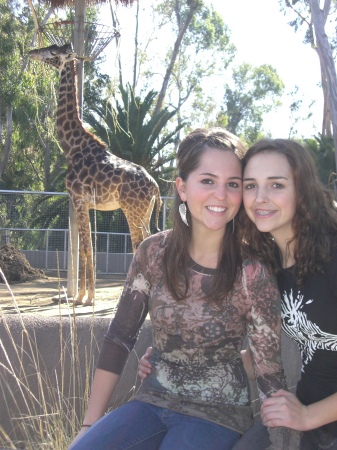 Kristi & Karri at the zoo