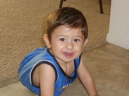 Our lil Orlando smiling in 2007.