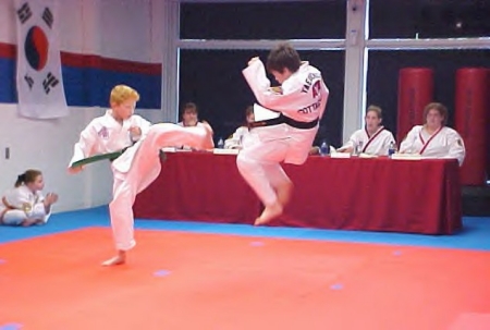 jon at taekwondo