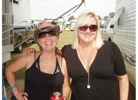 Kim and me at Stagecoach 2008