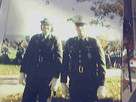 Teresa Paul and myself, West Point, NY, 1983