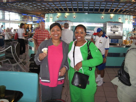 Michelle Carr and I on a cruise in 2006