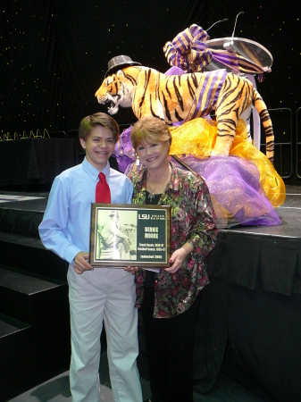 Rob and me at the LSU Sports Hall of Fame