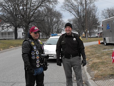 Working with Law enforcement during a funeral