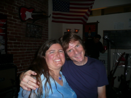 KYLE B. AND I AT MEENAR'S A SNAPPER EVENING