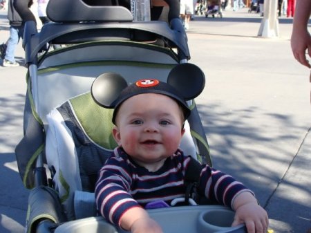 Lucas at Disney World