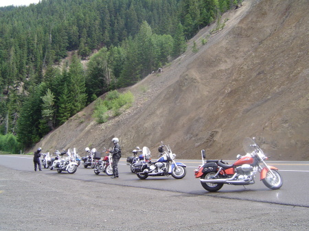 Riding my motorcycle with my girls!