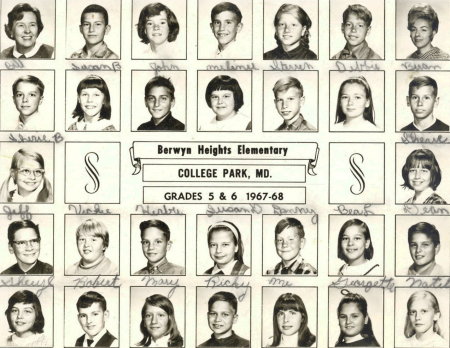 CLASS PICTURES 1962 THRU 1968