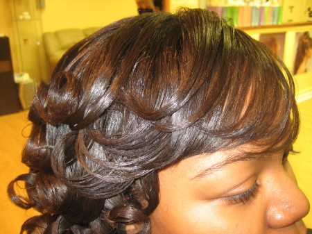 Pin Curl Style