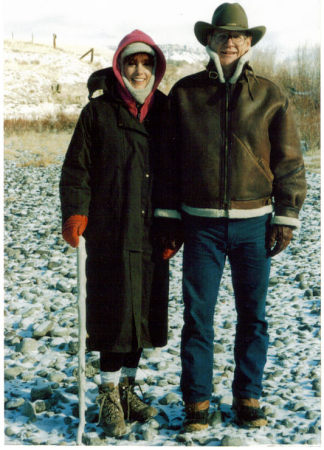 winter on the Yellowstone River - Montana