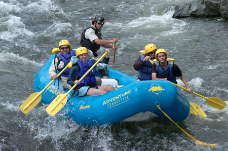 Whitewater Rafting in Columa