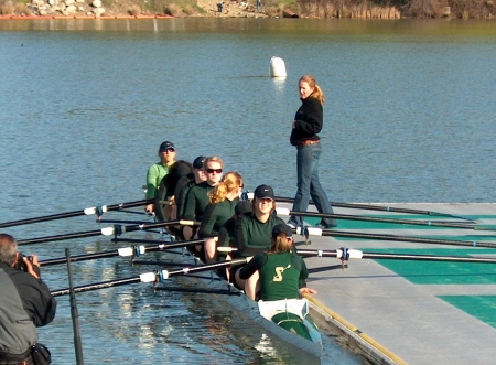 amy with rowing team sac state.