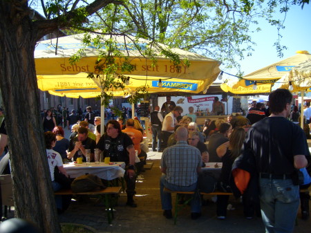 Beer stand Harley Feast Mainz