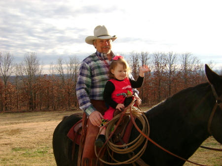 Me & great niece Kennedy