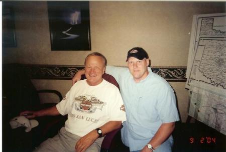 Me and the King Barry Switzer