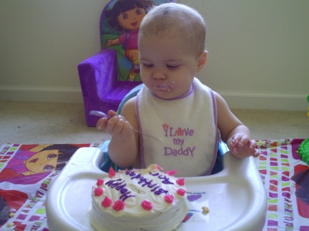 MMMM..my first birthday cake