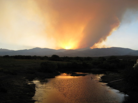 East Slide Rock Ridge Fire in Nevada